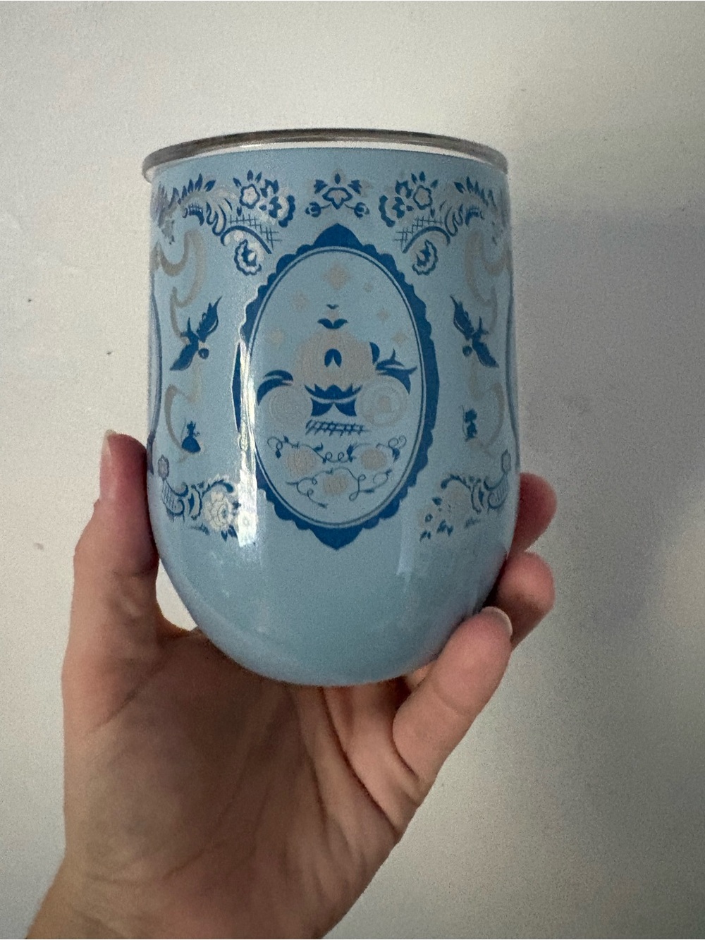 Disney Princess Cinderella Corkcicle Insulated Wine Tumbler Cup 12 oz